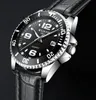 Wlisth Black Moda Takvim Glow Çelik Saatler Saatler Ile Menluted Bezel Lüks Mens Saatler