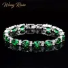 ruby emerald sapphire armband