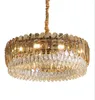 New style luxury modern crystal chandelier lighting round dining room lamp living room light fixtures lustre cristal