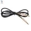 Jack aux Audio Cable 3.5mm Man till manlig kabel för telefonvagn Högtalare MP4 hörlurar 1m Jack 3.5 Spring Audio Kables 300pcs / Lot