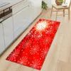 Carpets Nordic Christmas Decorative Living Room Carpet Bath Mat Entrance Indoor Floor Bedside Area Rug Red Kitchen4395379