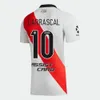 Carrascal 22 24 River Plate 홈 축구 유니폼 3rd 120th Camiseta Perez Romero de la Cruz 2023 2024 세 번째 멀리 축구 컨셉 셔츠 남자 키트 M.Suarez J.Alvarez