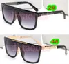 여름 남자 fshion 야외 스포츠 안경 UV400 선글라스 여성용 금속 운전 안경 4 색 클리어 렌즈 선글라스 비치 선글래스
