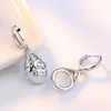 Dangle Lustre Déclaration De Mode Bijoux Blanc Rose Sexy Pierre De Lune Opale Longue Boucles D'oreilles Pour Femme Cadeau De Mariage Brincos Bijoux1