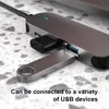 Typ C Hub USB-C till HD Dockningsstation Adapter 4 i 1 dp Multi-Function Expansion Dock för MacBook Pro Huawei P20 Pro Samsung Galaxy S9