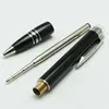 تعزيز الموضة 2pcs فاخرة عالية الجودة بيع البلاتين metalresin rollerball pen قلم مع عدد NDL33966L جديد جديد 6690393