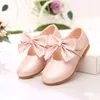 Premiers Marcheurs Printemps Été Automne Enfants Chaussures Filles Princesse Mode Enfants Simple Bowknot Casual Sneakers Appartements 220830