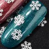 Snowflake Nail Decals Multi Designs Nails Art Stickers Juldekorationer Sequins Ultrathin Personlighet Kvinna Tillbehör Mode 2 8mz K2