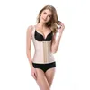 Nieuwe aankomst latex taille trimmer corset cincher afslanken shapewear met schouderbanden 3 lagen 9 stalen botten buikbuik riemen