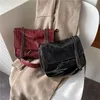 Yumuşak PU Deri Crossbody Çanta Kadın Tasarım Omuz Messenger Çanta Lady Satchels Çanta Siyah Çanta