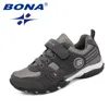 BONA Arrivo Stile Classico Bambini Scarpe Casual Hook Loop Ragazze Sneakers Scarpe Mesh Ragazzi Scarpe Comfort LJ201202