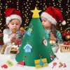 3D DIY Christmas Tree Year Children Gifts Toy Artificial Decoration with Detachable Hanging Ornaments Felt Y201020