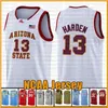 Allen 3 Iverson 13 James NCAA Harden Maglia da basket Arizona University State Bethel Irish High School Maglie