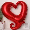 32" Large Size Hook Heart Shaped Foil Helium Balloons Wedding Valentine's Day Decor I Love You Inflatable Air Globos Supplies