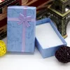 Emballage cadeau Boîte à bijoux Colliers Boucles d'oreilles Bracelets Boîtes Emballage Affichage en gros Classique Bowknot1