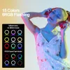 13 12 10 6 Inch Ring Light 15 Colores Rgb Led Anillo De Luz 6 Rgb Flashing Light 33 26Cm Tabletop Clamp For Youtube Live Stream