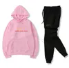 Women's Tracksuits Two Piece Outfits off fashion jacket Sportswear men's White Black Grey Pink Blue Sweatsuit Autumn Winter Brand hoodies AND pants Set Plus Size S-3XL
