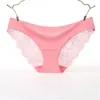 Lace Panties Low Rise Briefs Women Underwear panty solid color Sexy ice silk Lingerie Women Clothes will and sandy