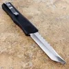 Combat Dragon Hellhound 440 Blad T6061 Hantera automatisk auto kniv Folding Fixed Blad Colletion Pocket Knifes Xmas Presentficka Verktyg