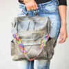 HPB Women Backpack Purse PU Washed Leather Back Pack Convertible Ladies Travel Rucksack Zipper Pocket Shoulder Bag School Bookbag DOM1404