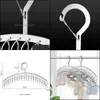 Hangers & Racks Clothing Housekee Organization Home Garden 20 Clips Stainless Steel Windproof Clothespin Laundry Hanger Clothesline Sock Bra