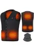 Warming Heated Vest for Men Women Rechargeable and Washable AiBast Electric Smart Vest with USB Charger Winter Outdoor Wear Jackets FS9125