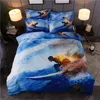 Sports extrêmes Literie Ensembles King Queen Twin Twin Luxe 3D Surfe 3D Pays Couverture Coussin Coussin Coussin Couvercle Duvet Couvre-lit 3 PCS Costume