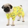 Dog Raincoat Jumpsuit Waterproof Clothing for Dog Rain Jacket Schnauzer Pug French Bulldog Welsh Corgi Clothes Pet Outfit 201015