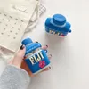 3D Cute Fiji Water Drink Case voor Airpods 1 2 Pro Hoofdtelefoon Bescherming Cover voor Apple Bluetooth-oortelefoons Volledige lichaamszaken Siliconen TPU