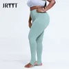 JryYT L-4xl Duży rozmiar bezproblemowy trening joga legginsy Kobiety szybkie rajstopy biegowe żeńskie sporty fitness dziewczęta Activewear H1221