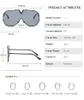 Masowe projektant marki duże okulary przeciwsłoneczne Mężczyźni V Kształt Vintage Kobiety słoneczne okulary retro gradient okulary męskie UV40016153253
