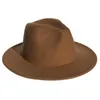 Winter Fashion Jazz Hat Fedora hats Mens womens Classic Warm Wide Brim Trilby Vintage Lady Trendy Hats Panama cap caps for men women