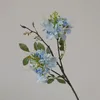 Nep single stam Phoenix Flower (2 koppen/stuk) 20.87 "lengte simulatie delonix regia voor huishuwelijk decoratieve kunstbloemen
