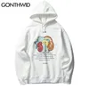 GONTHWID Sad Balloon Toys Imprimer Sweat-shirts à capuche Harajuku Hip Hop Casual Pull Sweats à capuche Streetwear Mens Tops 201103