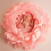 赤ちゃんの花の形をしたポーズ容器新生児の大きな花びらの小屋の小道具幼児PO射撃アクセサリーlj2011053389145