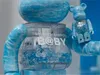 Hot_selling 400 ٪ 28 سم Bearbrick The ABS Water Crest Fashion Bear Thiaki Toy Toy Holed