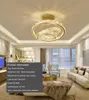Nowoczesny LED Kryształowy Żyrandol Lampa Livingroom Villa Luksusowe Schody Cristal Duże Wystrój Domu Światła Oprawa ze złotem / Silver