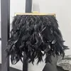 Sac à bandoulière en chaîne de plumes assister à un mariage sac de fête rêve douce dame sac personnalité sac à main défilé de mode sac à main