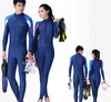 Adultes maillots de bain hommes combinaison de plongée femmes Rash Guard combinaison UPF50 Lycra maillot de bain complet plongée en apnée surf maillot de bain une pièce