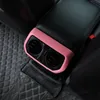Copertura decorativa per sfiato di scarico posteriore per auto rosa per Jeep Wrangler JL JT 2018+ accessori interni per auto