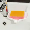 Creative Bathroom Silicone Soap Dish Draagbare Antislip Soap Sponge Drip Lade Douche Zeephouder Badkamer Accessoires ZC3409