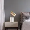 marble table lamp luxury table lamp Gu10 gold color good quality marble designer table light lighting