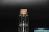 5 pz 30*40mm 15 ML Mini Bottiglie di Stoccaggio In Vetro Trasparente vasetti fiala Vasetti Campioni Vuoti con Tappi di Sughero per DIY Craft Wedding Decor