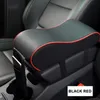 Skórzany samochód centralny podłokietnik Pad Czarny Auto Center Console Arm Ramię Rest Seat Box Mata Poduszka Poduszka Pokrywa Pojazd Stylizacja Ochronna