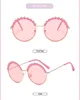 Children Fashion Flower Sunglasses Retro Style Round Children Metal Sunglasses Fashion Kids Outdoor Goggles Adumbral Glasses C6702