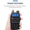 Baofeng UV-5R UV5R Walkie Talkie Dual Band 136-174MHz 400-520MHz مستقبلين للراديو مع هاتف بطارية 1800 مللي أمبير في الساعة (BF-UV5R)