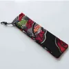 일본식 휴대용 식기 저장 가방 캔버스 Drawstring 여행 휴대용 케이스 밀짚 칼 붙이 스푼 CX220119