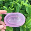 Ellipsoid Case Pacifier Holder Solid Color Handle Appease Nipple Box Storage Portable Baby Supplie Container 0 55xt K2