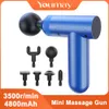 Youmay Mini Pistolet De Massage Pistolet Fascia Masseur Musculaire Relaxation Du Corps Thérapie Sportive Soulagement De La Douleur Minceur Façonner Masseur pour Le Cou Z1226