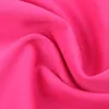 OMSJ nuova vita alta moda streetwear donna solido pantaloni a figura intera pantaloni della tuta elastico in vita neon rosa pantaloni svasati 201113